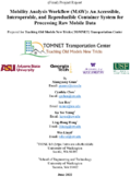 Mobility Analysis Workflow MAW An Accessible Interoperable and Reproducible Container System for Processing Raw Mobile Data