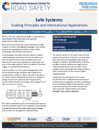 Safe Systems Guiding Principles and International Applications Research Brief