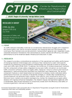 Assessment of Safety and Operation Performances of CFIs and DDIs in Utah Research Brief