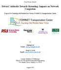 Drivers Attitudes Toward Rerouting Impacts on Network Congestion