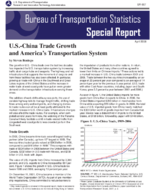USChina Trade Growth and Americas Transportation System