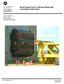 Blunt Impact Tests of Retired Passenger Locomotive Fuel Tanks