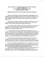 Deputy Secretary of Transportation Mortimer Downey Speeches November 2000