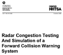 Radar Congestion Testing And Simulation of a Forward Collision Warning System
