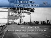 Federal Funding Handbook for Marine Transportation System Infrastructure July 2015
