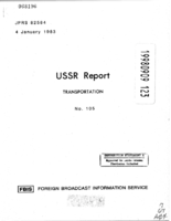 USSR Report Transportation No 105