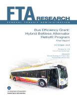 Bus Efficiency Grant Hybrid Beltless Alternator Retrofit Program Final Report