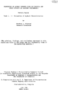 Properties of asphalt cement used in Virginia and their effects on pavement performance  interim report task 1 evaluation of asphalt characteristics