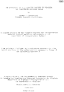 An assessment of the need for changes in Virginia law concerning headlamp usage