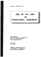 Use of Fly Ash in Structural Concrete
