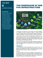 The Dimensions of BIM for Infrastructure Tech Brief