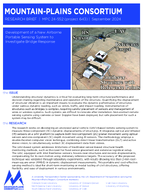 Development of a New Airborne Portable Sensing System to Investigate Bridge Response Brief