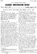 Investigation of Aircraft Accident FAIRCHILD M62A NEAR COLLEGE PARK GEORGIA 19480627