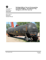 FullScale Rollover Test and Corresponding Analytical Modeling  Survivability of Top Fittings for CPC1232 Tank Car