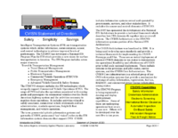 CVISN statement of direction