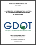 Coordinated AntiCongestion Control Algorithms for Diverging Diamond Interchanges