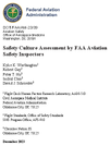 Safety Culture Assessment by FAA Aviation Safety Inspectors
