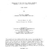 Evaluation of the guard rail energy absorbing terminal GREAT impact attenuator  final report