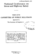 Report of the Committee on Public Relations