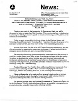 Deputy Secretary of Transportation Mortimer Downey Speeches July 1998