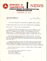 Department of Transportation News Urban Mass Transportation Administration DOT 12071