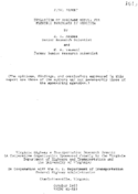 Evaluation of subgrade moduli for flexible pavements in Virginia  final report