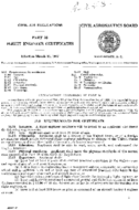 Part 35 Flight Engineer Certificates