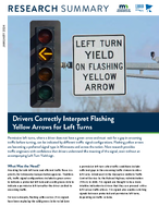 Drivers Correctly Interpret Flashing Yellow Arrows for Left Turns Research Summary