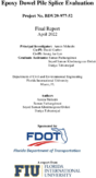 Epoxy Dowel Pile Splice Evaluation