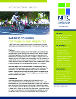 Barriers to Biking for Women and Minorities NITC Project Brief  May 2017