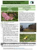 Evaluate and Develop PostConstruction Groundcover That Meets Erosion and Sediment Goals and Is Beneficial to Pollinators Fact Sheet