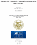Alternative ABC Connection for Connecting Precast Column to Cap Beam Using UHPC