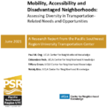 Mobility Accessibility and Disadvantaged Neighborhoods Assessing Diversity in TransportationRelated Needs and Opportunities
