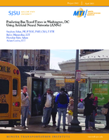 Predicting Bus Travel Times in Washington DC Using Artificial Neural Networks ANNs