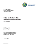 Initial Evaluation of the Operational Assessment Program