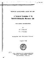 A Technical Evaluation of The RockvilleIndianapolis Microwave Link