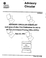 AC 0028 Advisory Circular Checklist