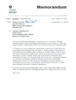Authorship Policy Memorandum