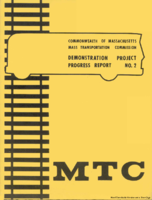 Mass Transportation in Massachusetts Demonstration Project Progress Report No 2