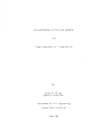 Characterization of fuels and asphalts for Oregon Department of Transportation