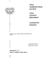 Freeway Traffic Accident Analysis and Safety Study Bibliography