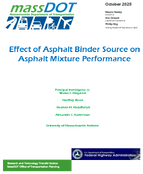 Effect of Asphalt Binder Source on Asphalt Mixture Performance