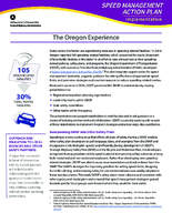 Speed Management Action Plan Implementation The Oregon Experience