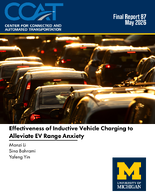 Effectiveness of Inductive Vehicle Charging to Alleviate EV Range Anxiety