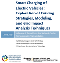 Smart Charging of Electric Vehicles Exploration of Existing Strategies Modeling and Grid Impact Analysis Techniques