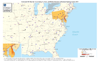Estimated FAF Flow for Trucks Going To From and Within Delaware on National Highway System 2017
