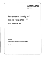 Parametric study of track response
