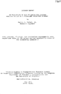 An evaluation of the following too closely monitor system on a fourlane undivided highway  interim report