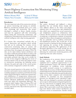 Smart Highway Construction Site Monitoring Using Artificial Intelligence Brief
