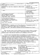 Revision 1 to the Texas Highway Operations Manual